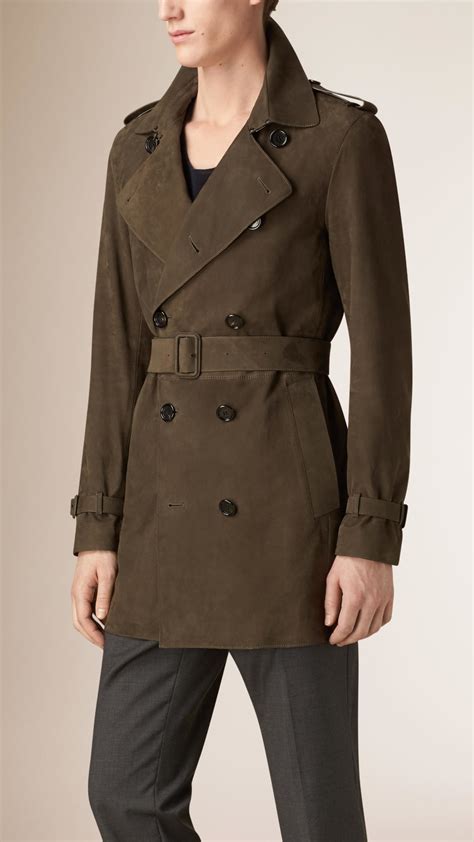 burberry olive coat|burberry check trench coat.